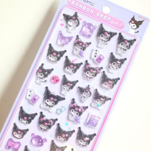 4 pcs Hello Kitty and Friends Sanrio Raised Sticker - Image 3