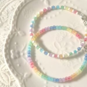 Rainbow Seed Bead Bracelets