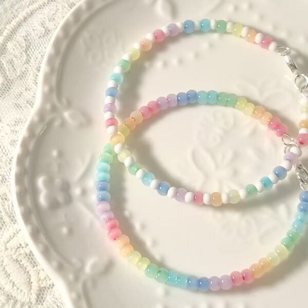 Rainbow Seed Bead Bracelets